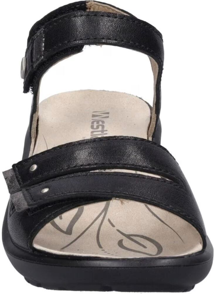 Sandalias De Mujer Westland Annecy-02 Piel Negra Negro 37 Mujer