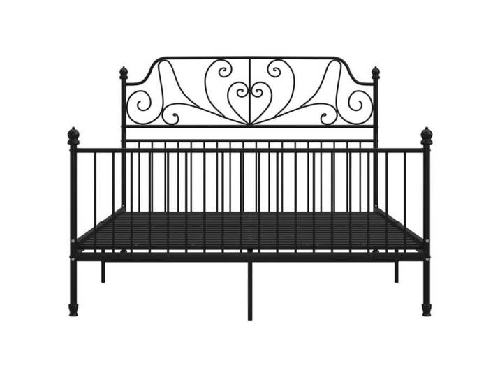 ShieldPro®Structure/Cadre de lit métal(1 PCS) - Meuble de chambre - SHELL - 2 personnes - sans matelas - noir métal 160