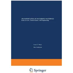 Transportation of Hazardous Materials, Fachbücher von Dan Lindstrom, Leon N. Moses
