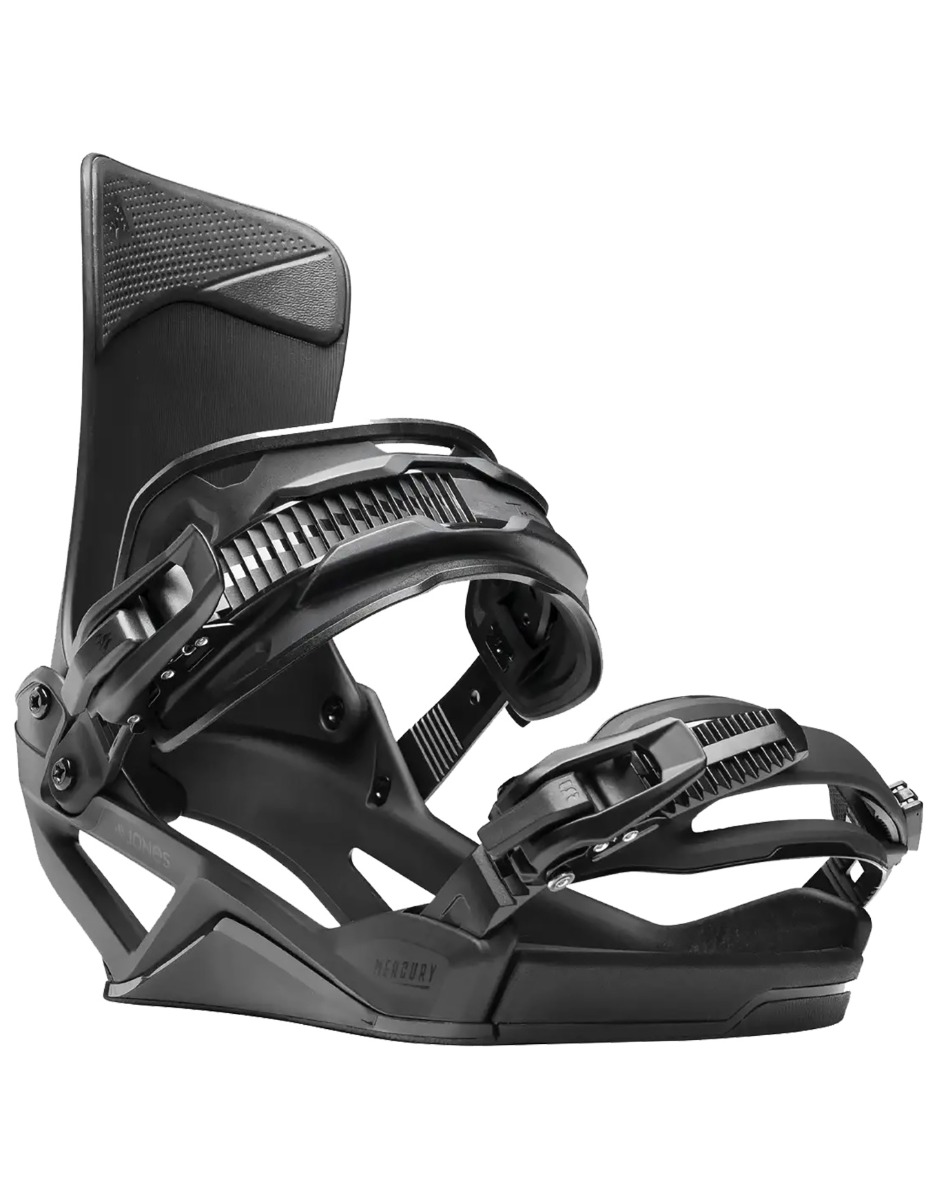 Jones - Fixations de snowboard - Mercury Fase Stealth Black 2027 - Taille 41,5-44 - Noir
