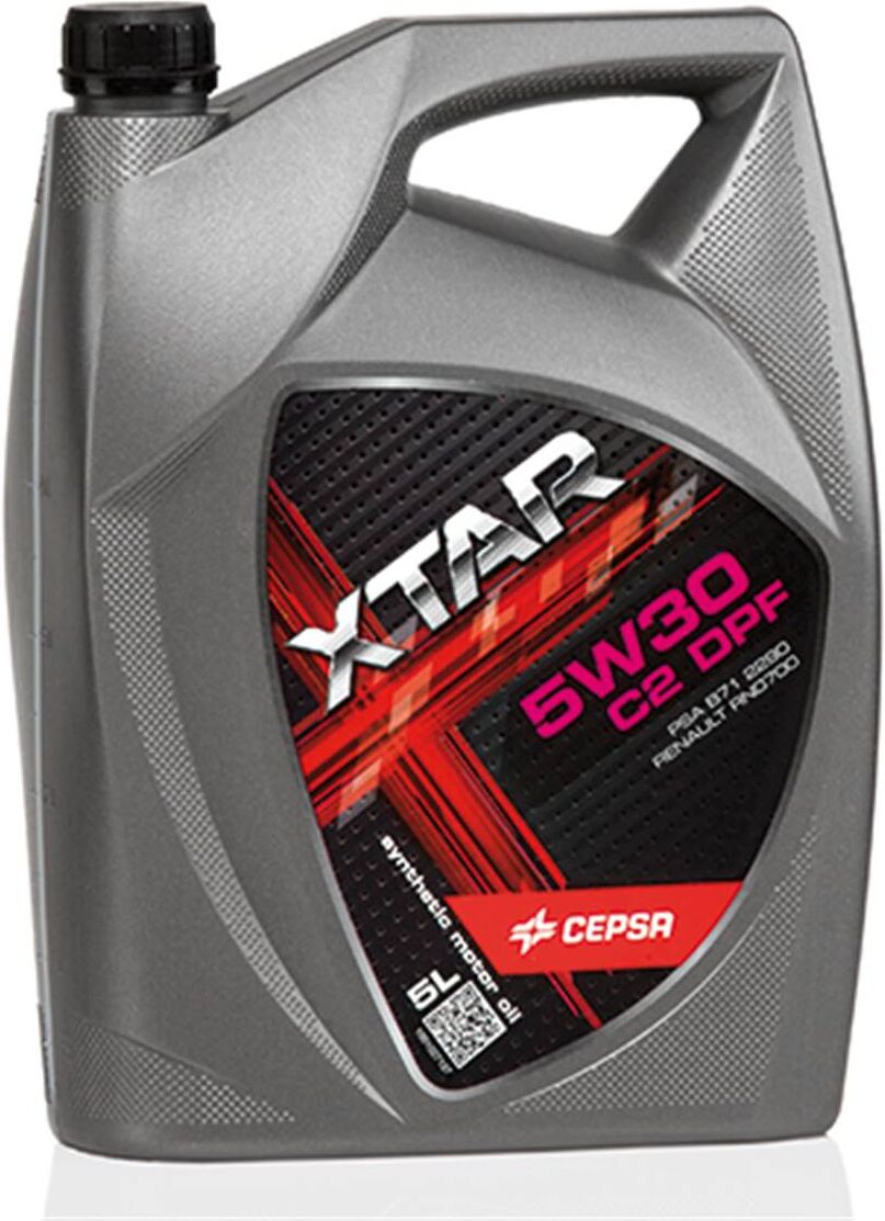 Óleo para motor Cepsa 5W30 xtar C2 DPF 5 L