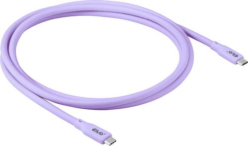 Club3D USB-C Kabel USB-C Stecker 2.00m Violett CAC-3004