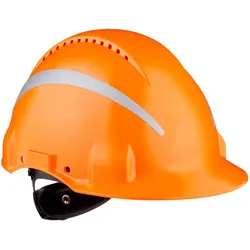 3M, Kopfschutz, Schutzhelm Orange G3000 Reflex (53 - 62 cm)