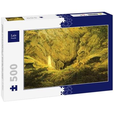 Lais Puzzle Caspar David Friedrich - Grabmale alter Helden-Gräber gefallener Freiheitskrieger, Grab des Arminius 500 Teile