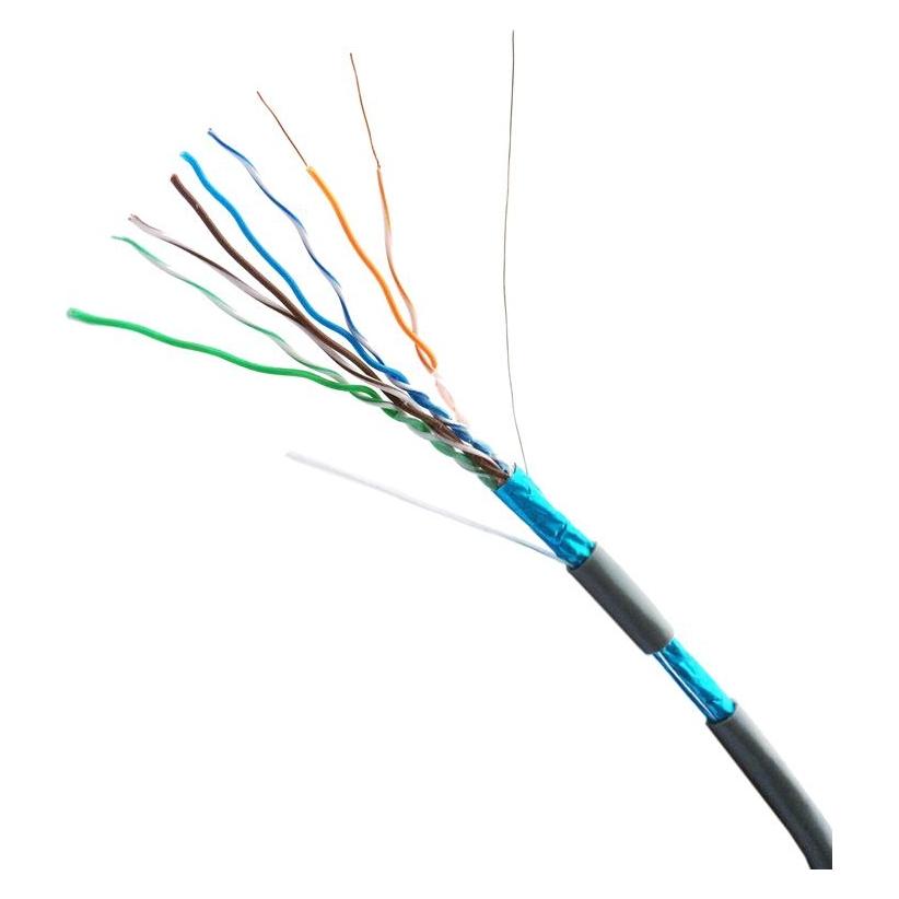 Datacom FTP Cat5e PVC kabel (drát), šedý (F/UTP, FTP, CAT5e, 305 m) (1200)
