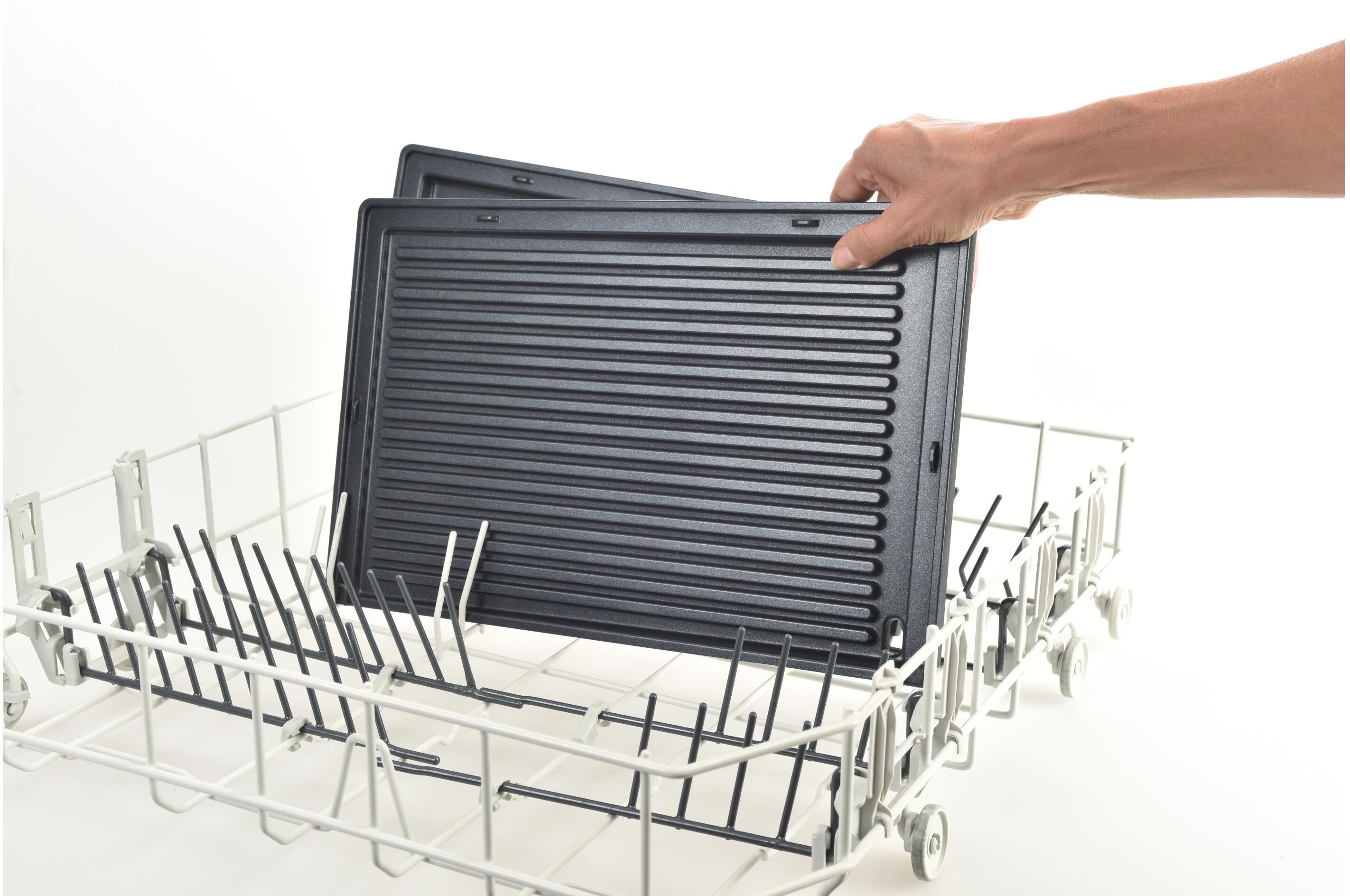 Tischgrill SOLIS OF SWITZERLAND "Deli", silber (schwarz, silberfarben), Kontaktgrill_Standgrill_Tischgrill_Teppanyakigrill, Tischgrill schwarz, silberfarben Einheitsgröße
