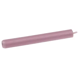 Leuchterkerze 18 cm Wachs Rosa