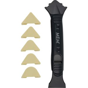 MEM Fugenglätter 30836798 3in1 Set, 6-teilig, für Dichtstoffe, Sanitär- & Bodenfugen