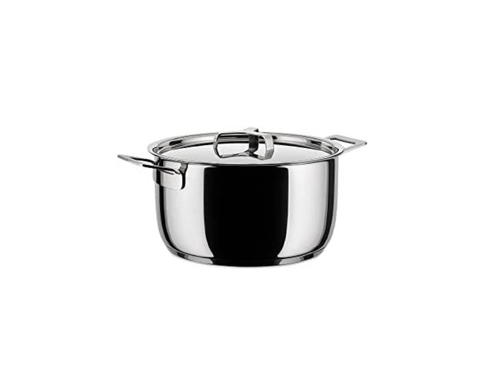 A di Alessi - AJM101/24 - Pots & Pans - Faitout en Acier Inoxydable 18/10 - Brillant 24 cm