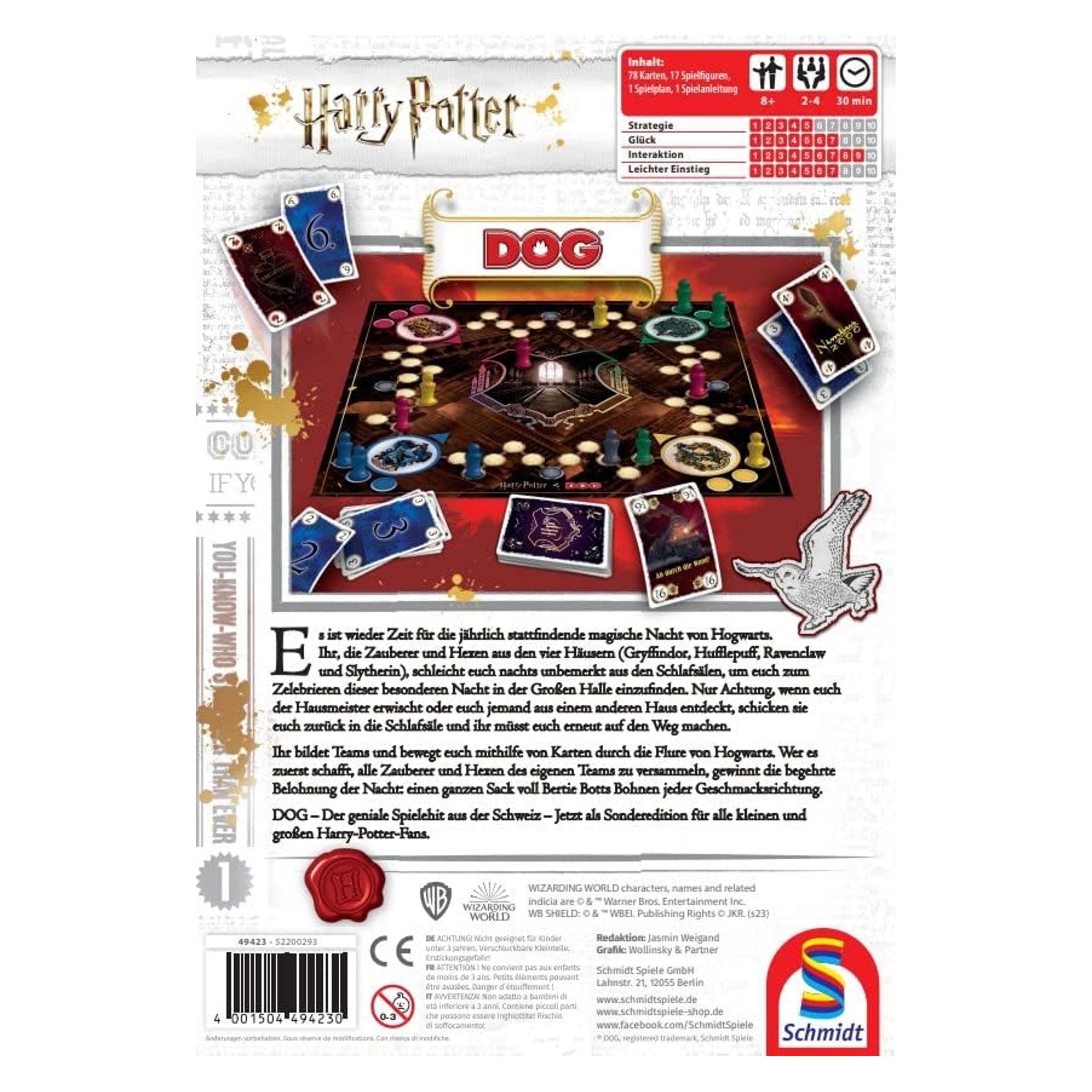 Schmidt Spiele DOG Harry Potter (Deutsch, 2 - 4 Spieler) (49423)
