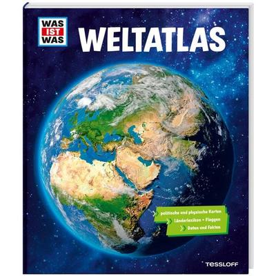 WAS IST WAS Weltatlas, Gebundene Ausgabe von Manfred Baur, Tessloff Verlag, 978-3-7886-2187-2