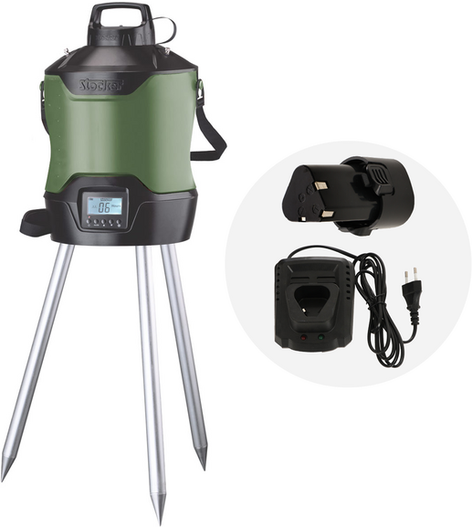 Stocker Geyser 12L - Nebulizzatore antizanzare da giardino a batteria - 12 Litri - 12V 2.5 Ah