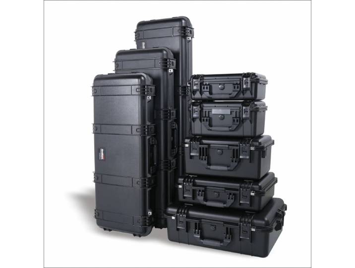 PP-2411 Prix d'usine en gros, boîte de transport en plastique étanche, boîte de rangement pour outils, avec mousse personnalisée
