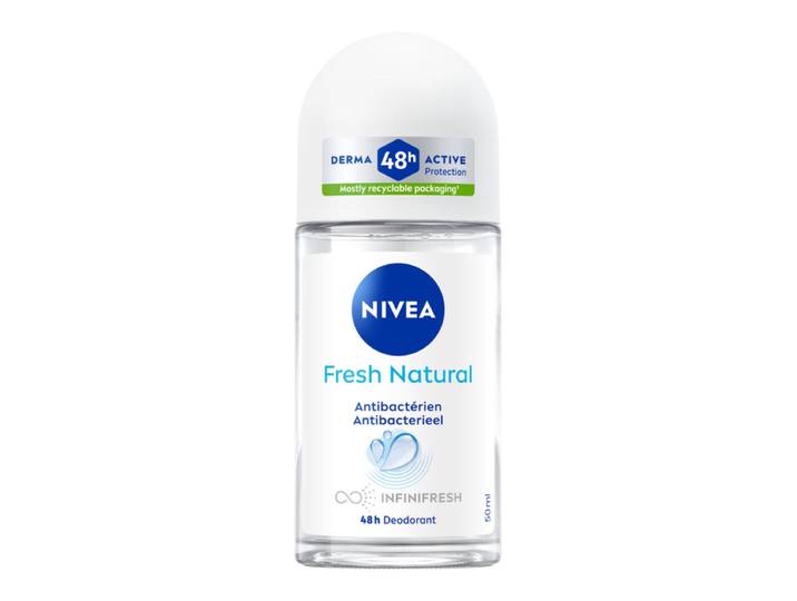 NIVEA Déodorant Femme Aisselles Fresh Natural Protection 48h Bille 50ml