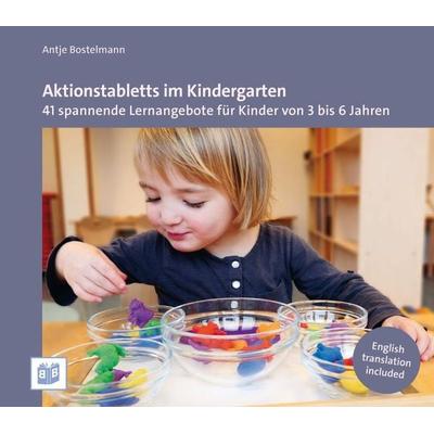 Aktionstabletts im Kindergarten, Taschenbuch von Antje Bostelmann, Bananenblau, 978-3-946829-12-6
