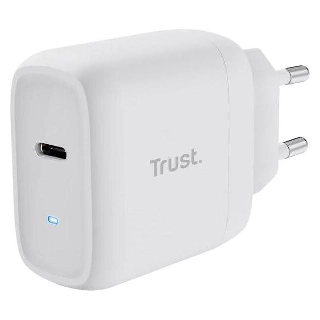 Trust Maxo 45w USB-C Gan Charger Whit (45 W, 1 Port) (25522)