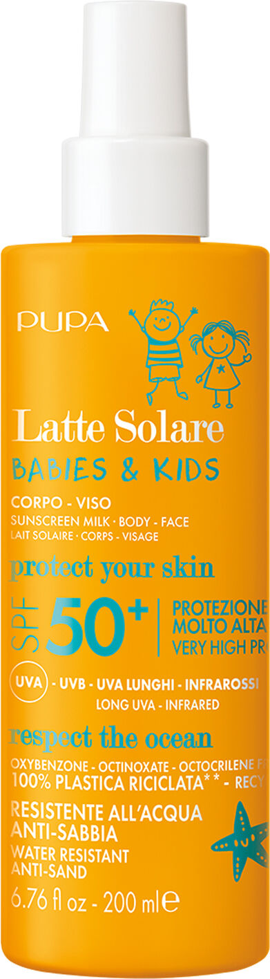 PUPA Babies & Kids Sunscreen Milk SPF50 200ml