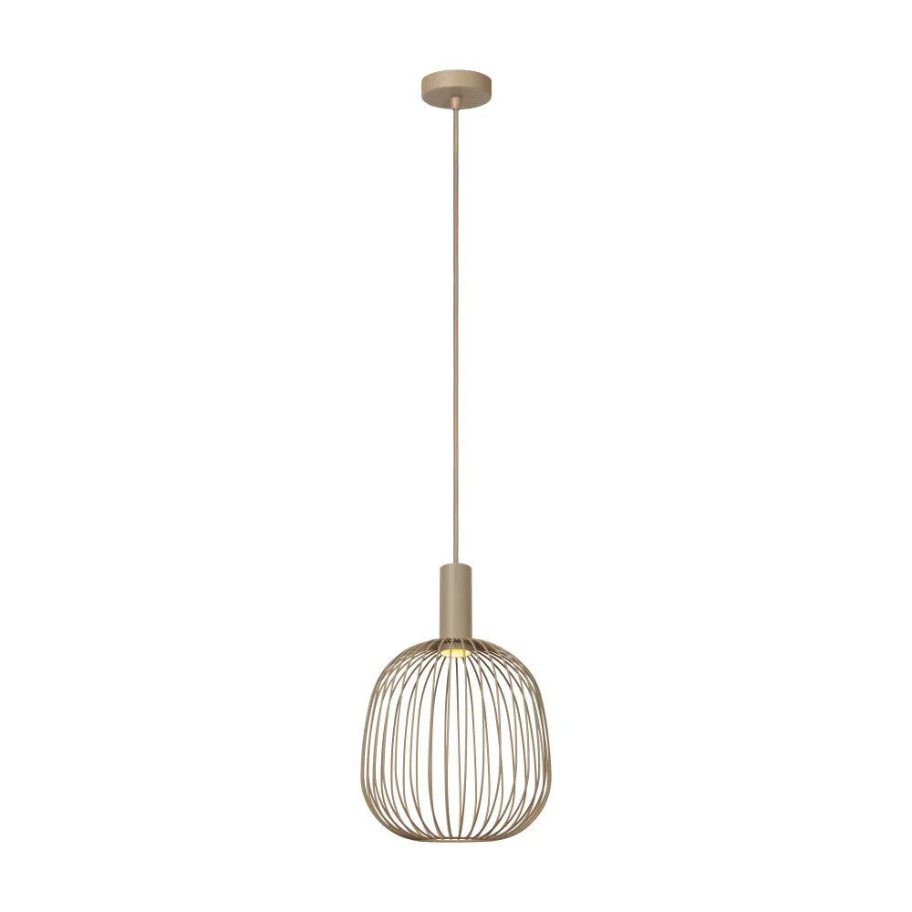 Lucide ESTEREL Hanglamp - Taupe - Ø 25 cm - 1xGU10 (MR11)