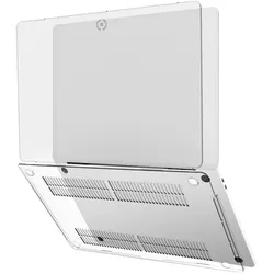 Celly CLIP ON MACBOOK PRO 13 M1/M2. TRANSPARENT CASE SHIELDPRO13M1WH (13", Apple), Notebooktasche, Transparent