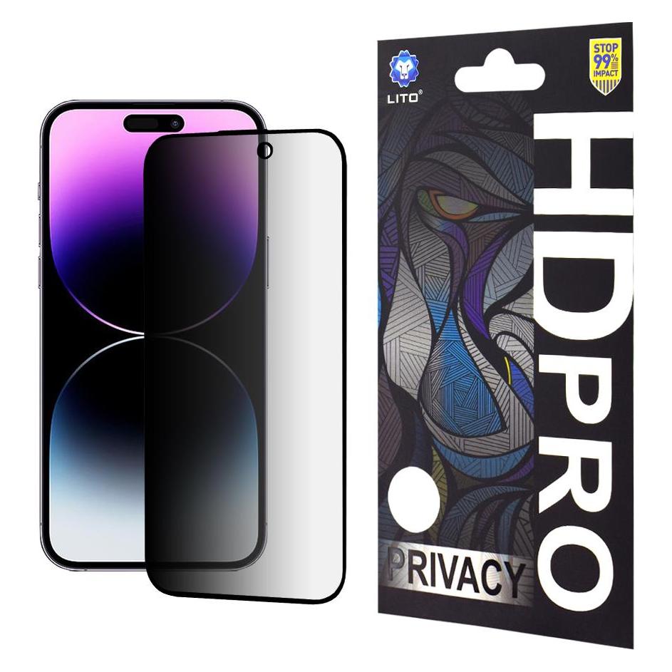 Lito - HD Pro Privacy - iPhone 14 Pro Max - Black (Apple iPhone 14 Pro Max) (56351574)