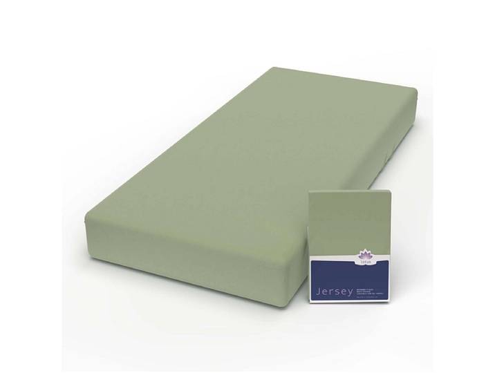 LOTUS BEDDING Fixleintuch COMFORT 90x200cm olivgrün