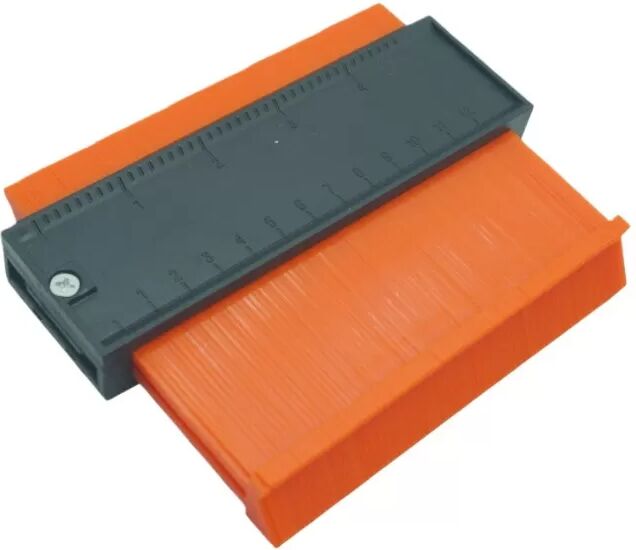 INF Outil de duplication de jauge de contour orange 12 cm (5 pouces) pour des formes parfaites