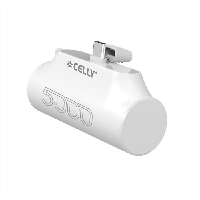 CELLY Powerbank 5000 Mah Pbc5000wh-white