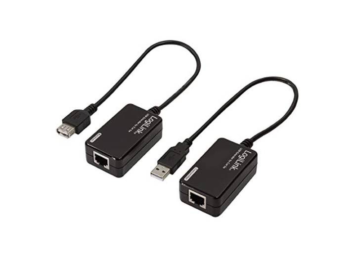 LogiLink Line Extender USB via CAT5/6 interfacekaart/-adapter
