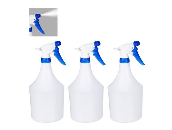 Relaxdays 12x flacons spray bleu