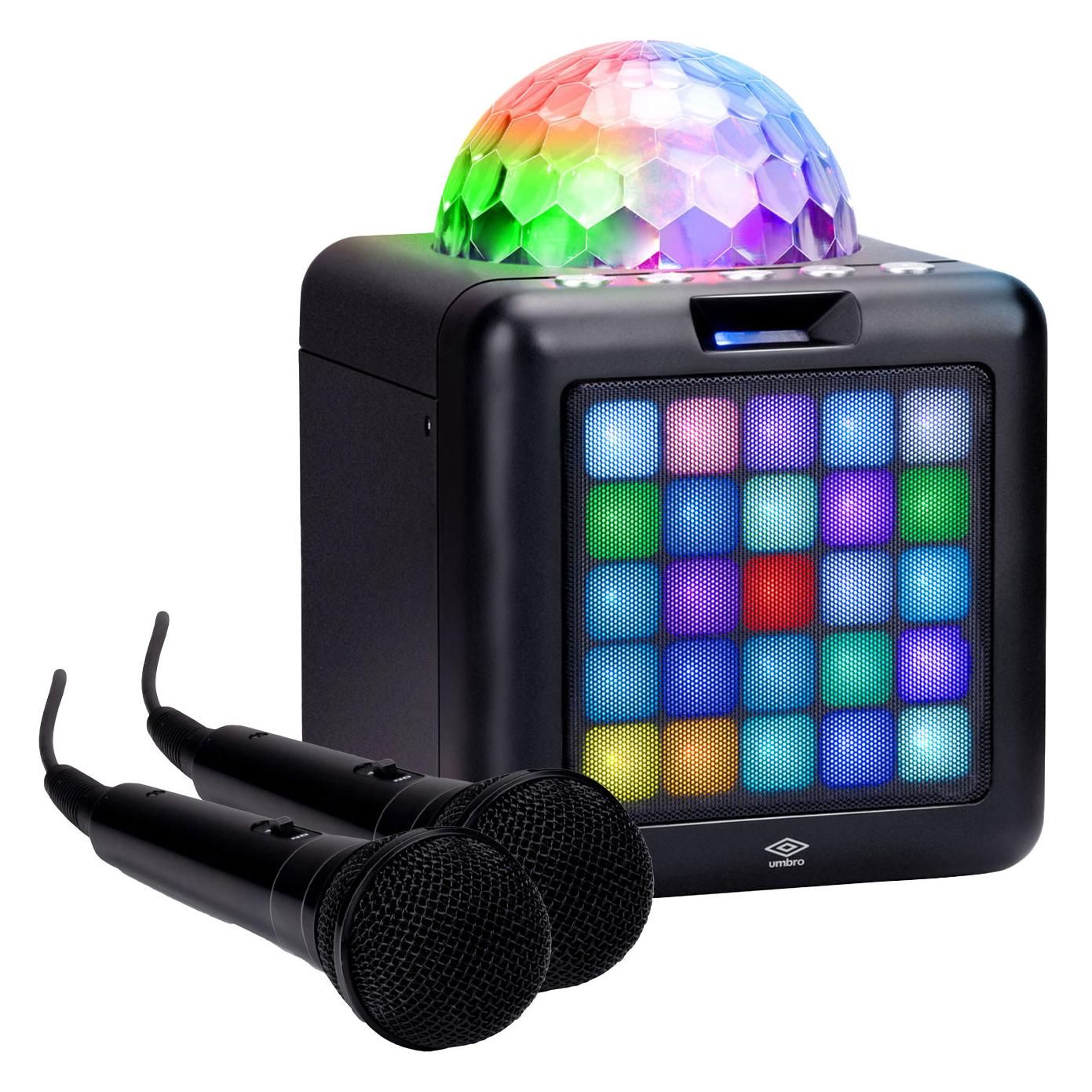 Umbro Karaoke-Partylautsprecher BT 10W 25 LED (1940425)