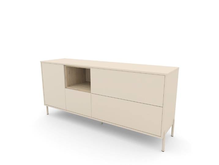 Roba Sideboard »Hygge« mit 1 Tür - 165x43x76cm - grün -