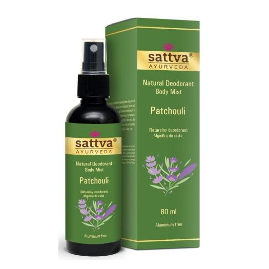 Sattva Ayurveda Sattva Natural Deodorant Body Mist Natural Deodorant In Patchouli 80Ml (Spray, 80 ml) (45155887)