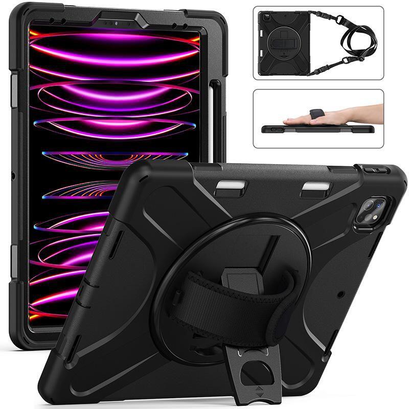 eSTUFF AUSTIN Defender Case für das iPad Air 13" (2024/2025/2026) - Black ES681559-BULK