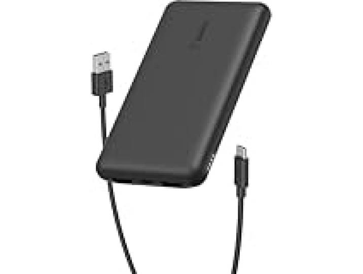 Belkin batería externa portátil de 10000mAh, cargador externo USB-C con 1 puerto USB-C y 2 puertos USB-A, power bank de 15 W, batería portátil para iPhone, Galaxy, Pixel, AirPods, iPad y otros - Noir
