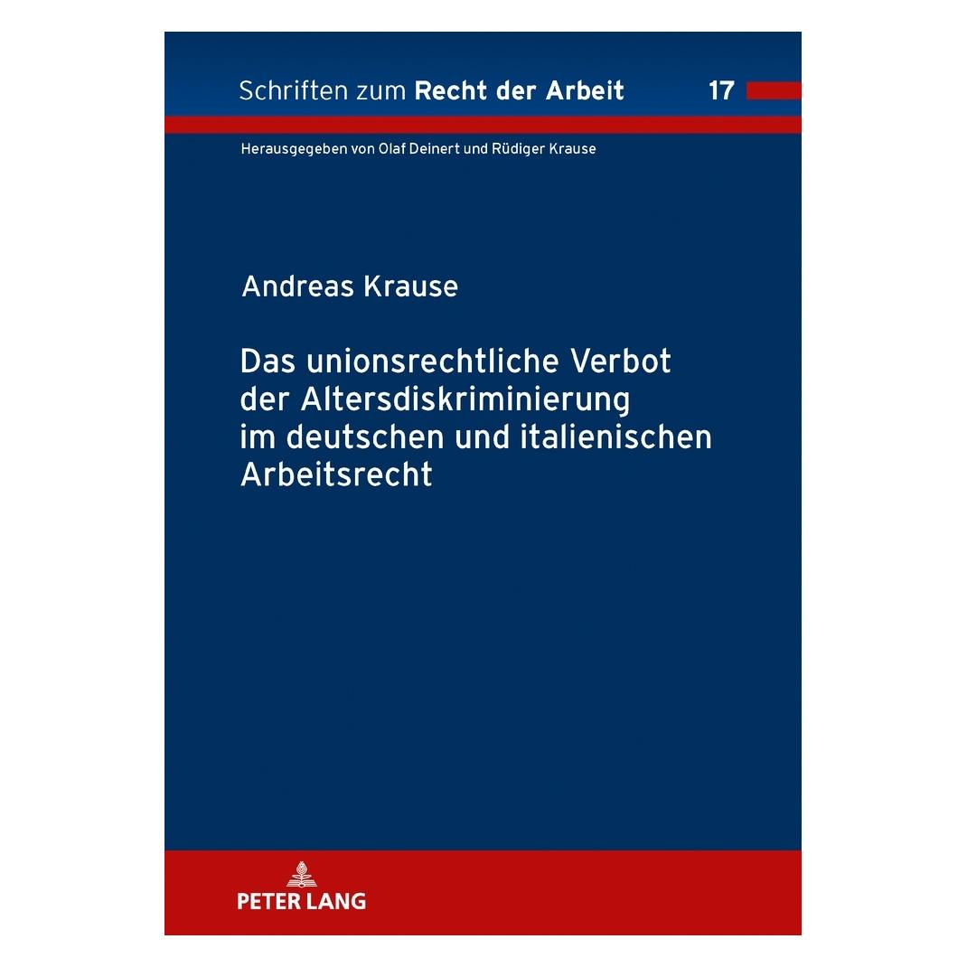 Peter Lang Krause:Das unionsrechtliche Verbot der (67839888)