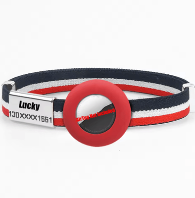 Inspire Picks SafeTrack AirTag Cat Collar With Personalized Name Tag & GPS Holder colorful Holder Tag onesize 5 12in