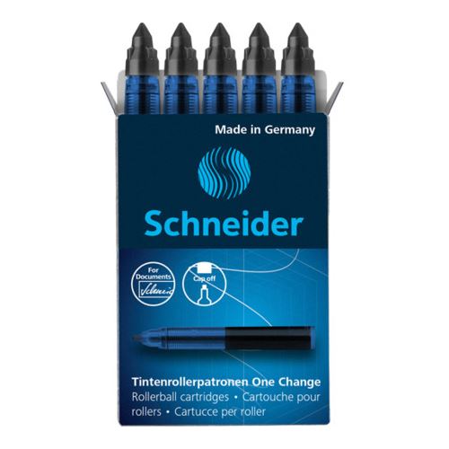 Schneider One Change Tintenrollerminen schwarz