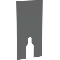 Geberit Frontverkleidung für Geberit Monolith Sanitärmodul für Stand-WC, 101cm, 242.382.CD.1, Farbe: Anthrazit