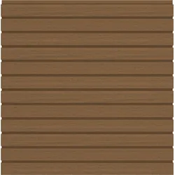 NewTechWood WPC Zaunelement Modena UH66 - Teak - 176 x 183 cm