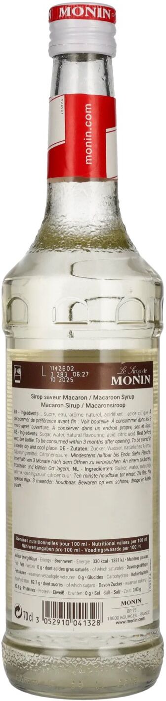 Le Sirop de Monin MACAROON 0,7l
