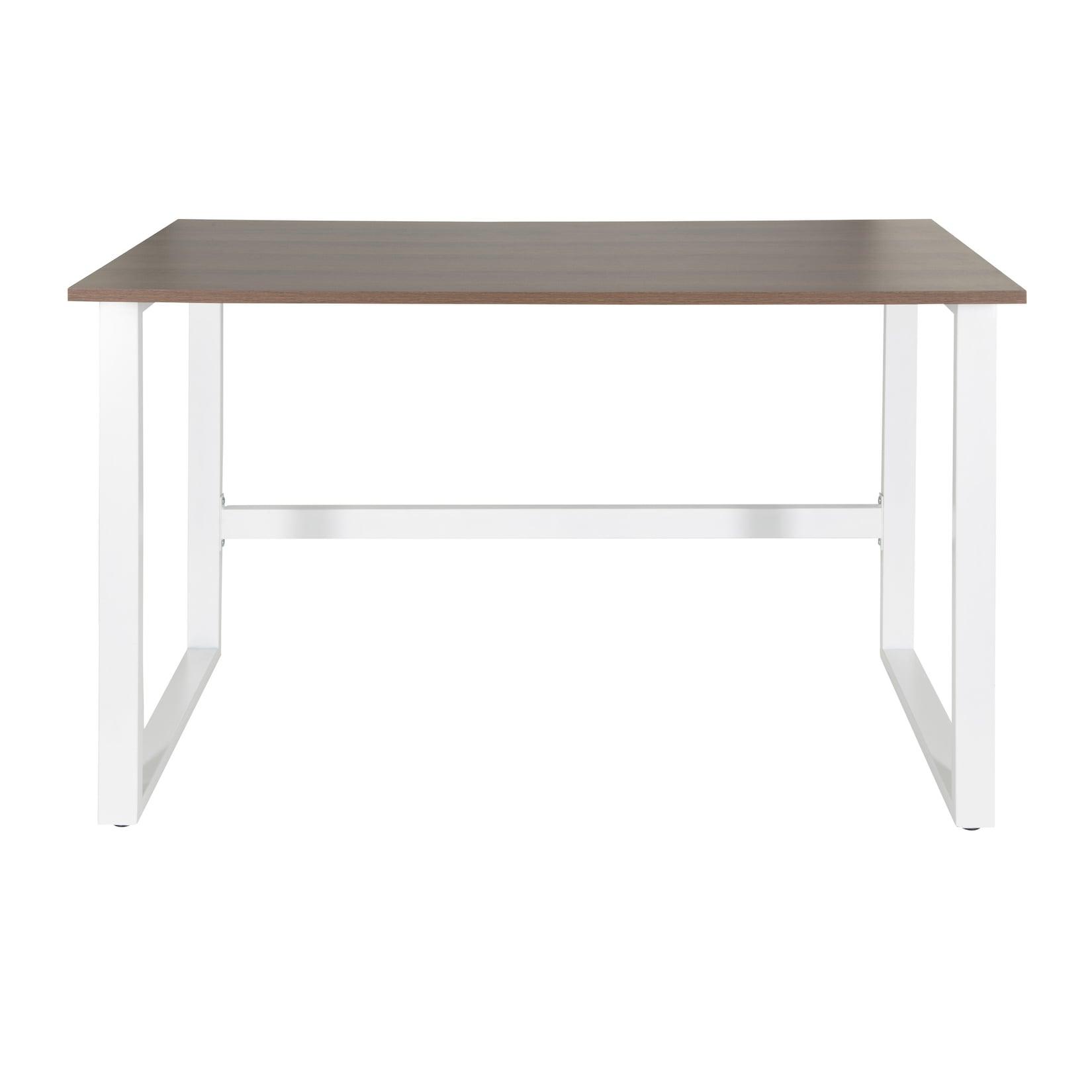 hjh OFFICE Schreibtisch WORKSPACE LIGHT I Melaminharzbeschichtete Spanplatte, Gestell pulverbeschichteter Stahl