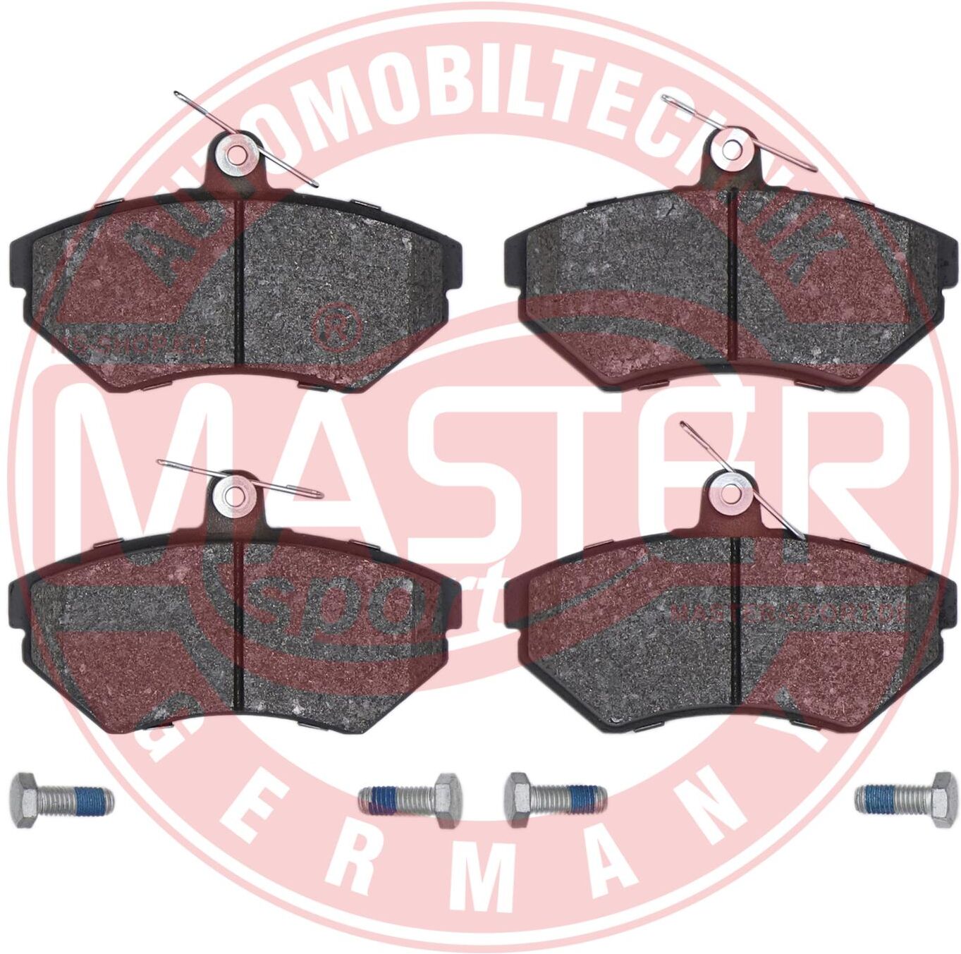 Master-Sport Germany Bremsbelagsatz, Scheibenbremse Hd Long Drive 13046028222n-Set-Ms Vorderachse Für Vag