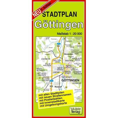 Stadtplan Göttingen, Sonstige von Verlag Barthel, Barthel, A, 978-3-89591-140-8
