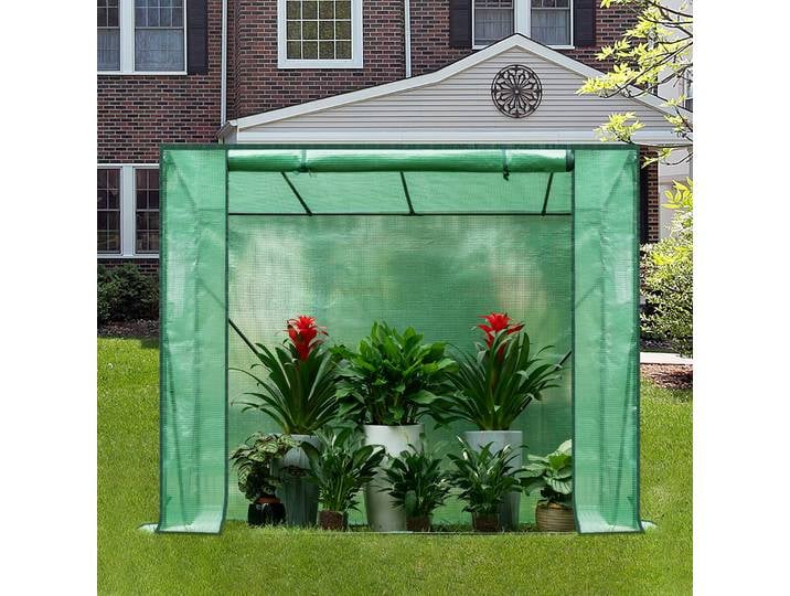 Serre en polyéthylène WOLTU, bâche semi-transparente en PE pour fleurs, légumes, jardin extérieur, imperméable, multi-usages, abri pour plantes