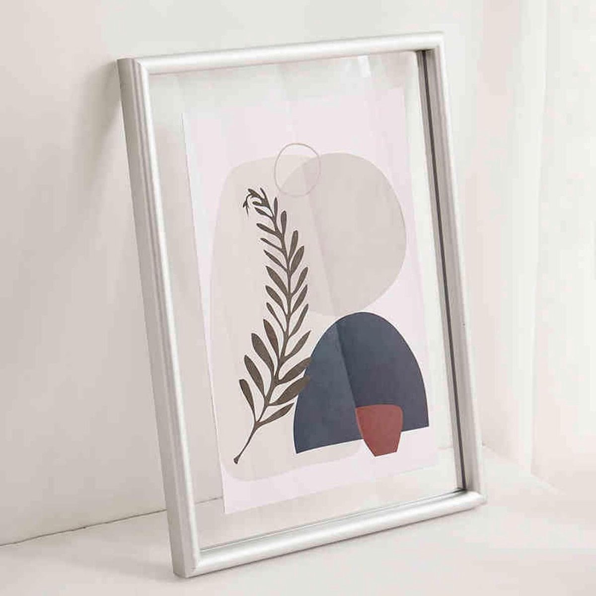 Transparante Fotolijst Dubbelzijdig Acryl Zilver Formaat A3