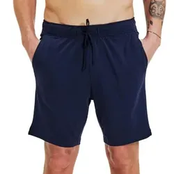 Bread and Boxers Pyjama Short Marine Ökologische Baumwolle Small Herren