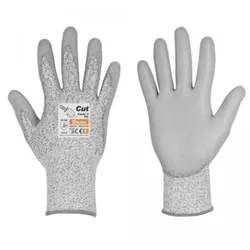 Schnittschutzhandschuhe Stufe 3 Polyurethan Beschichtung grau 8