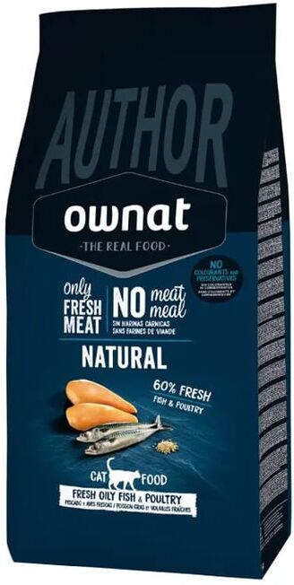 Ownat Author Fresh Ração Gatos Oily Peixe E Aves 3 Kg