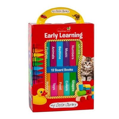 My Little Library: Early Learning - First Words (12 Board Books), Gebundene Ausgabe von Little Grasshopper Books,Publications International Ltd,