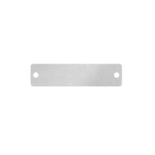 Weidmüller 1327880000 CC-M 15/60 2X3 AL Gerätemarkierung Montage-Art: schrauben, nieten Beschriftungsfläche: 15 x 60mm Silber